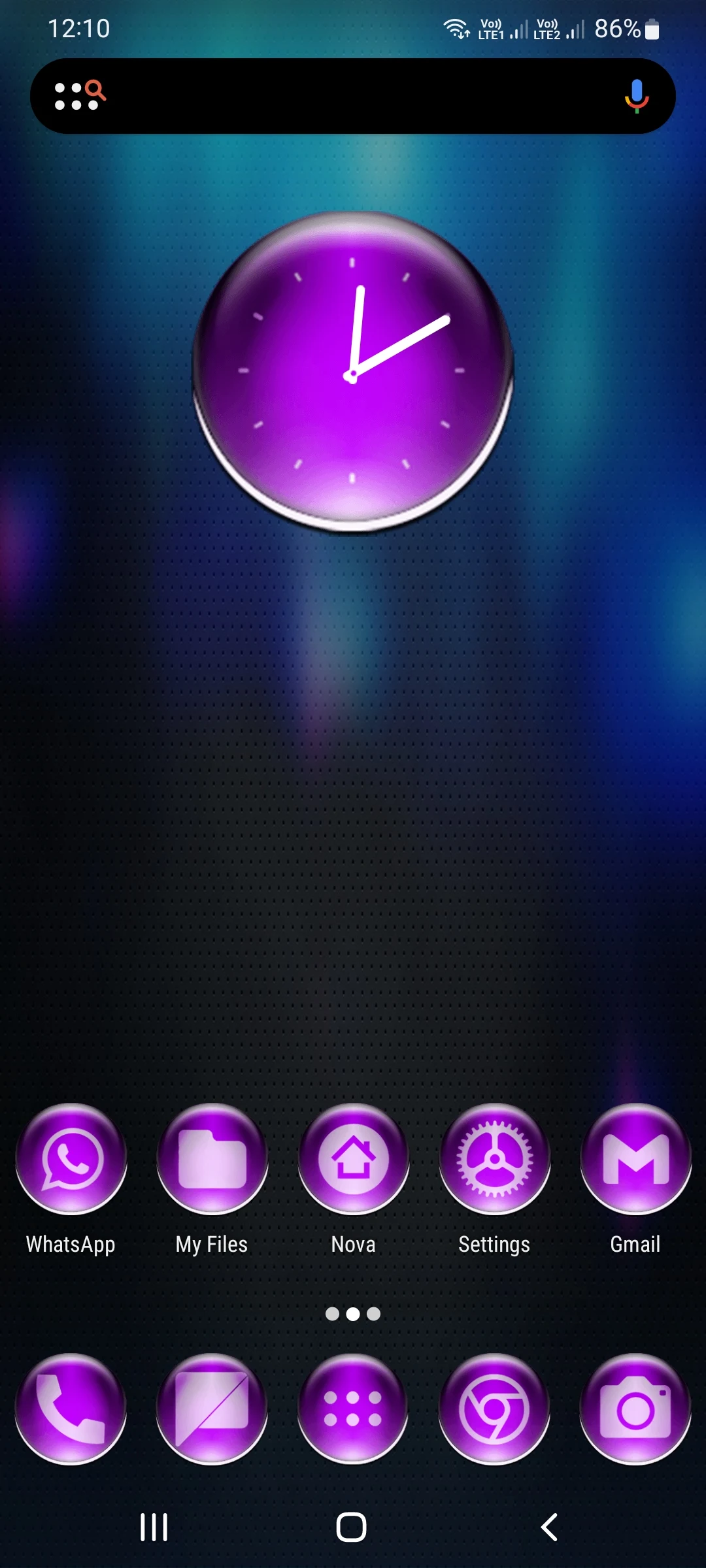Purple Pixl Glass Icon Pack screenshot